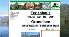 Desktop Screenshot of ferienhaus-heim.at